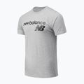 Мъжка тениска New Balance Classic Core Logo сива