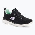 Дамски обувки за обучение SKECHERS Summits Leopard Spot black/aqua