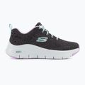 Дамски обувки за тренировка SKECHERS Arch Fit Comfy Wave black/lavender 2