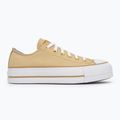 Converse дамски маратонки Chuck Taylor All Star Lift Platform Herringbone Stripe utility sunflower/trek tan 2