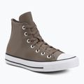 Кецове Converse Chuck Taylor All Star Faux Leather Hi classic taupe/dark matter