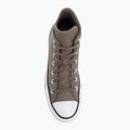 Кецове Converse Chuck Taylor All Star Faux Leather Hi classic taupe/dark matter 5