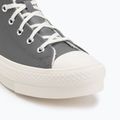 Дамски кецове Converse Chuck Taylor All Star EVA Lift Platform Leather sharkskin/warm quarry/egret 7