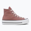 Дамски кецове Converse Chuck Taylor All Star Lift Hi light saddle/natural ivory 2