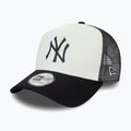 Шапка с козирка New Era Team Block Trucker NYY black/white 2