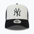 Шапка с козирка New Era Team Block Trucker NYY black/white 3