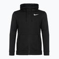 Мъжки суитшърт Nike Dri-Fit Hooded Fitness Full Zip Fleece black/white