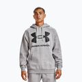 Under Armour мъжки суитшърт с качулка Rival Fleece Big Logo Hd сив 1357093