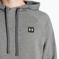 Мъжки суитшърт Under Armour Rival Hoodie pitch gray light heather/onyx white 6