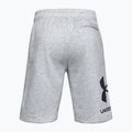 Under Armour Rival Fleece сиви мъжки шорти за тренировка 1357118 4