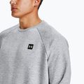 Мъжки суитшърт Under Armour Rival Fleece Crew mod gray light heather/black 4