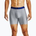 Мъжки боксерки Under Armour Ua Tech 6In 2-Pack сиви 1363619-408 8