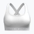 Спортен сутиен  Under Armour Crossback Mid white/white/halo gray