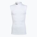 Мъжка тренировъчна тениска Under Armour HG Armour Comp Mock SL castlerock/white