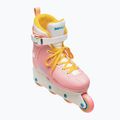 Дамски ролкови кънки IMPALA Lightspeed Inline Skate розово жълто 2