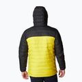 Columbia Powder Lite Hooded мъжко пухено яке черно/жълто 1693931 13