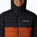 Пухено яке Columbia Powder Lite с качулка Orange/Black за мъже 1693931 10