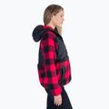 Дамски суитчър с качулка Columbia Sweet View Fleece Black/red lily check 2