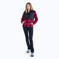 Дамски суитчър с качулка Columbia Sweet View Fleece Black/red lily check 7