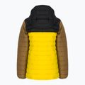 Детско пухено яке с качулка Columbia Powder Lite Black and Yellow 1802901 2