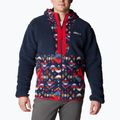 Мъжки потник Columbia Backbowl Sherpa fleece coll navy/coll navy rocky mtn print