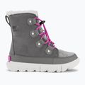 Sorel Sorel Explorer Lace каменоломна/ярка лавандула юношески ботуши за сняг 2