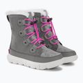 Sorel Sorel Explorer Lace каменоломна/ярка лавандула юношески ботуши за сняг 4