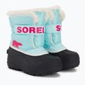 Sorel Snow Commander junior ботуши за сняг ocean surf/cactus pink 4