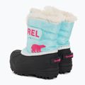 Детски ботуши за сняг Sorel Snow Commander ocean surf/cactus pink 3