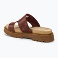 Дамски чехли Timberland Clairemont Way dark red full grain 3
