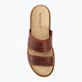 Дамски чехли Timberland Clairemont Way dark red full grain 5