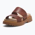 Дамски чехли Timberland Clairemont Way dark red full grain 8
