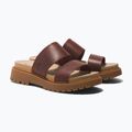 Дамски чехли Timberland Clairemont Way dark red full grain 11