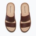 Дамски чехли Timberland Clairemont Way dark red full grain 12