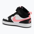 Детски обувки Nike Court Borough Mid 2 black/sunset pulse/white 3