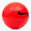 Футболна топка Nike Pitch Team bright crimson/black размер 3 2