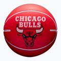 Супер мини Wilson NBA Dribbler топка Chicago Bulls червена
