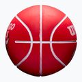 Супер мини Wilson NBA Dribbler топка Chicago Bulls червена 3
