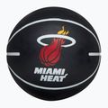 Супер мини Wilson NBA Dribbler топка Miami Heat черна 3