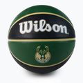 Wilson NBA Team Tribute баскетболна топка Milwaukee Bucks green WTB1300XBMIL