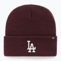 Зимна шапка 47 Brand MLB Los Angeles Dodgers Haymaker dark maroon