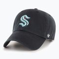 Бейзболна шапка 47 Brand NHL Seattle Kraken CLEAN UP black
