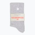 Дамски чорапи Sweaty Betty Pilates Crew Gripper 2 pary light grey marl 2