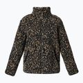 Дамски суитшърт Sweaty Betty Plush Contrast Zip Up Fleece brown ink leopard print 7