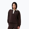 Дамски суитшърт Sweaty Betty Revive Rugby espresso brown