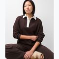 Дамски суитшърт Sweaty Betty Revive Rugby espresso brown 4