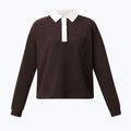 Дамски суитшърт Sweaty Betty Revive Rugby espresso brown 6