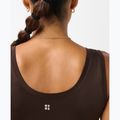 Дамска тениска за йога Sweaty Betty Seamless Ruched Tank espresso brown 5