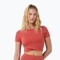 Дамска тениска за йога Sweaty Betty All Day Wrap terrazzo red