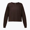 Дамски суитшърт Sweaty Betty After Class Yoke Crop espresso brown 6